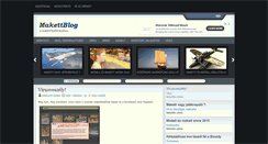 Desktop Screenshot of makettblog.hu